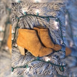 Light Brown Booties Size 6.5